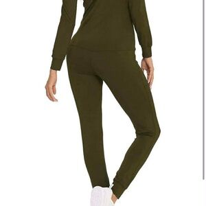 Chic Olive Green Lounge Set